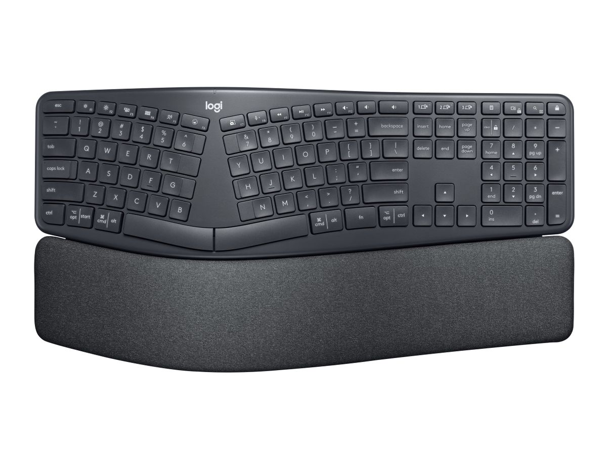 Logitech K860 for Business Tastatur Büro Bluetooth Englisch Graphit