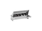BACHMANN CONEO SET 2x Schutzkontakt 2x ABD, silberfarben