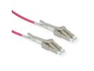 ROLINE LWL-Kabel 50/125µm OM4, LC/LC, Low-Loss-Stecker, violett, 2 m