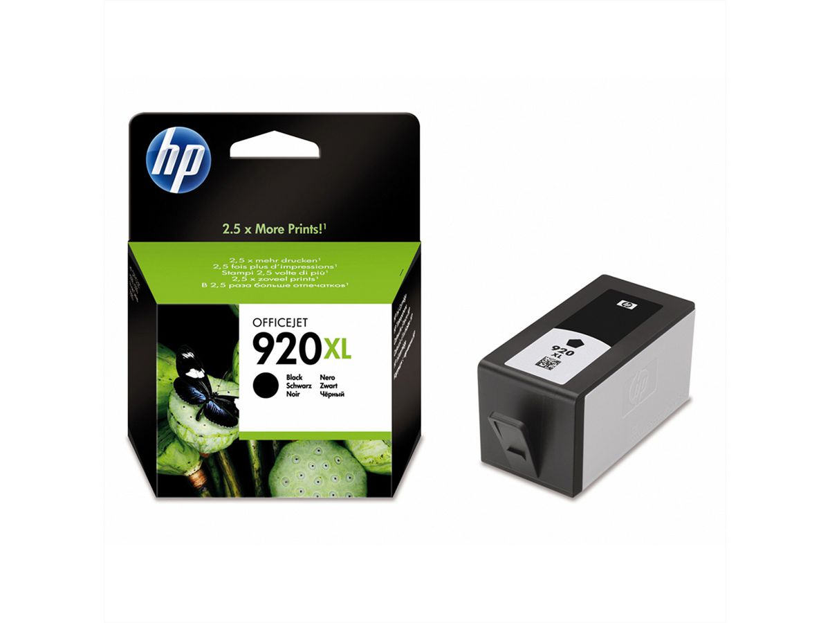 CD975AE, Nr. 920XL, Druckpatrone, schwarz für HP-OfficeJet 6000 / 6500