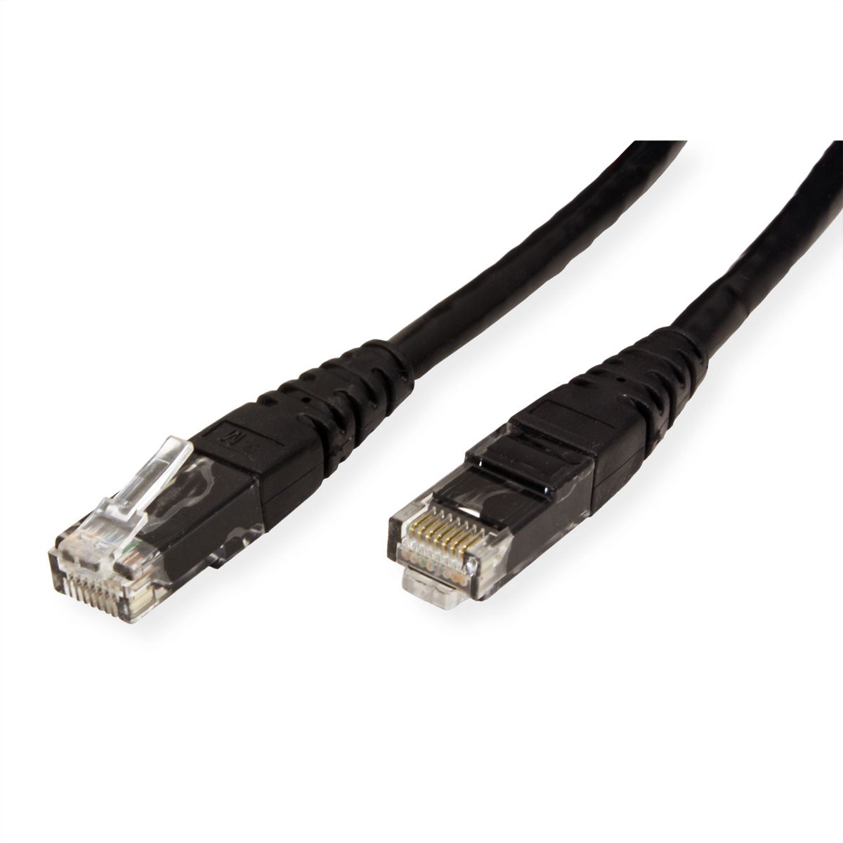 ROLINE Patchkabel Cat.6 (Class E) UTP, schwarz, 5 m