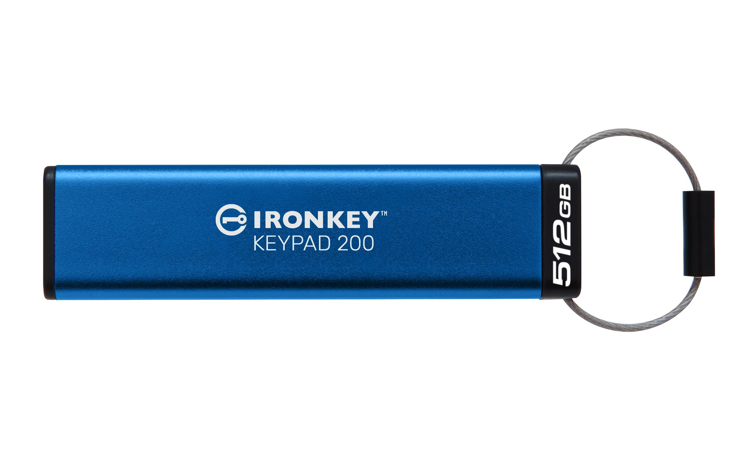 Kingston Technology IronKey 512GB Keypad 200, FIPS 140-3 Lvl 3 (ausstehend) AES-256 Verschlüsselung