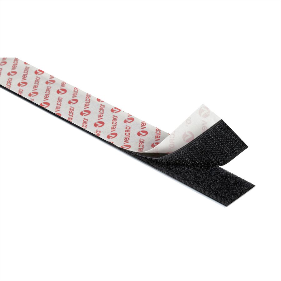 VELCRO® General Use Fastener 5m Hakenband 5m Flauschband, Haken & Flausch 50mm schwarz