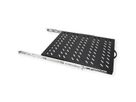 VALUE 19"-Fachboden ausziehbar, 420 x 568 mm, 25kg Traglast