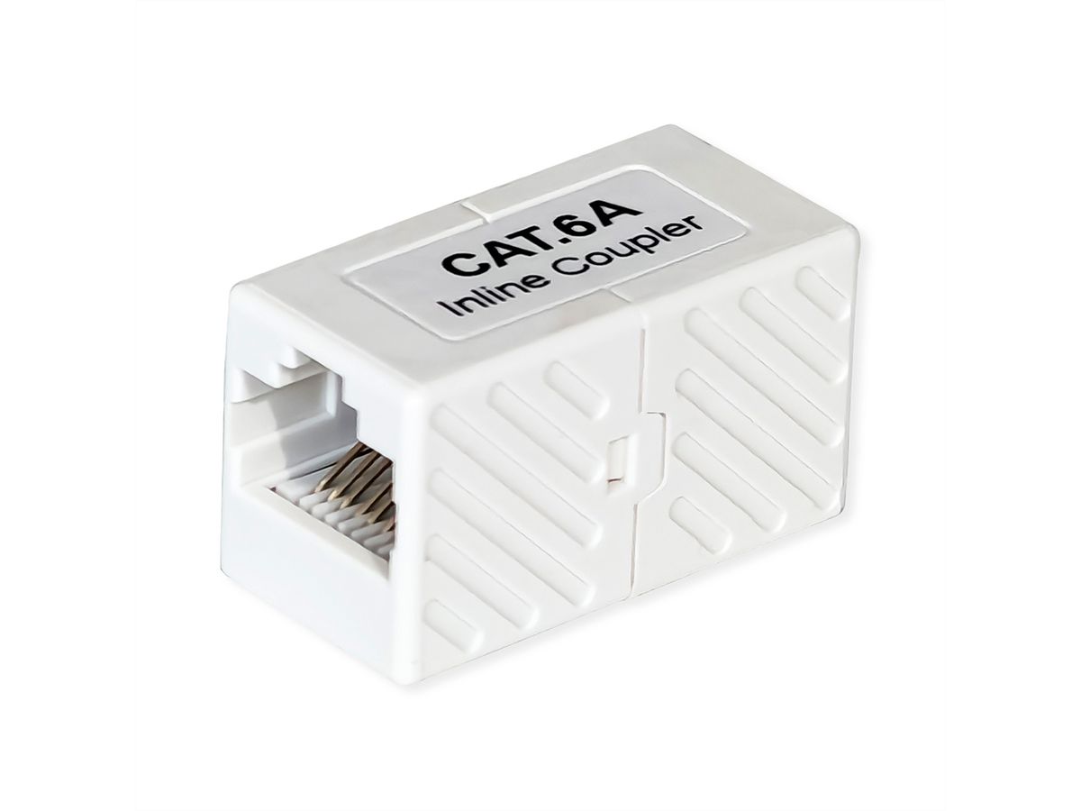 VALUE RJ-45 Kupplung ungeschirmt, Cat.6A (Class EA), weiß