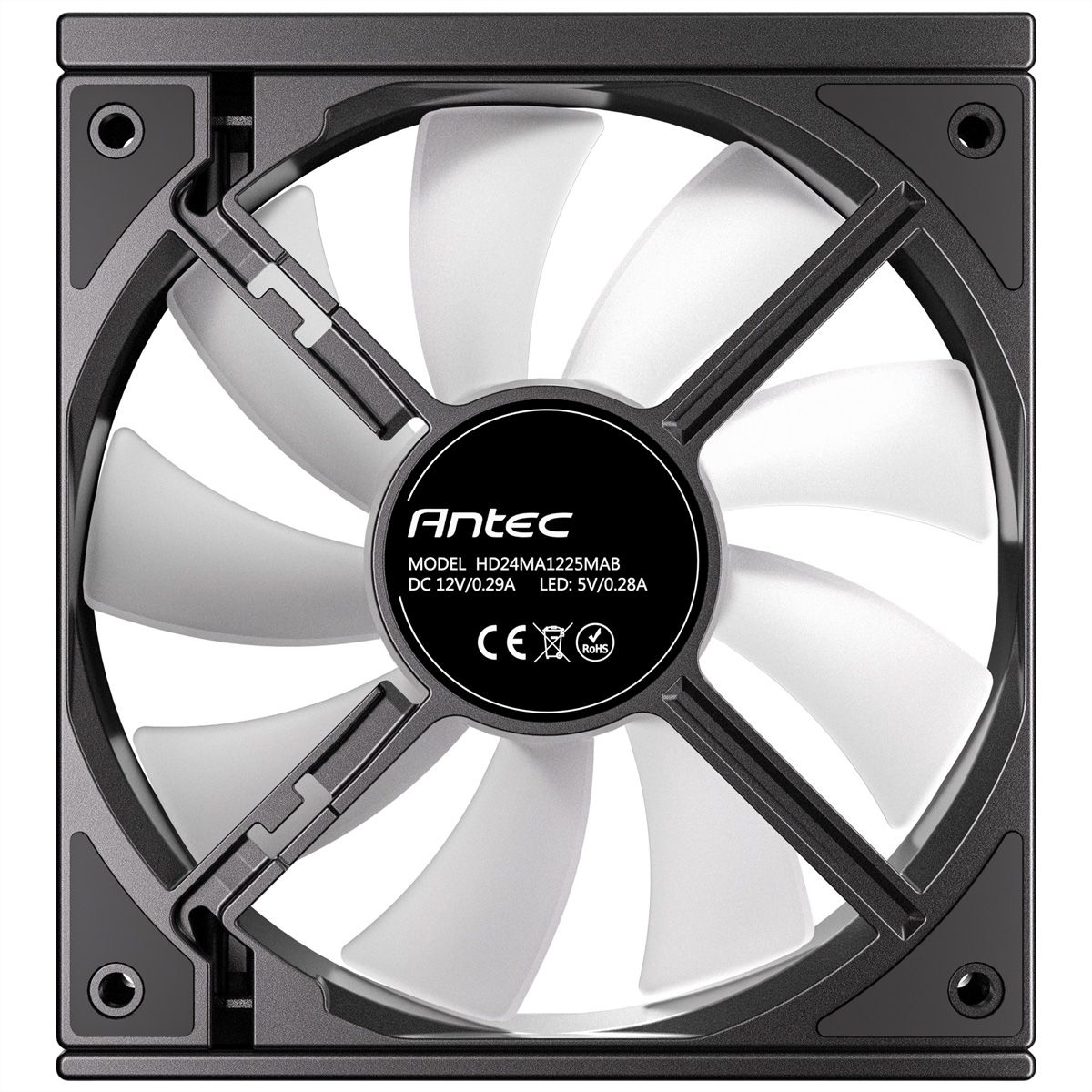 ANTEC C120 ARGB Fan PC Gehäuselüfter 120mm 3er Pack, schwarz