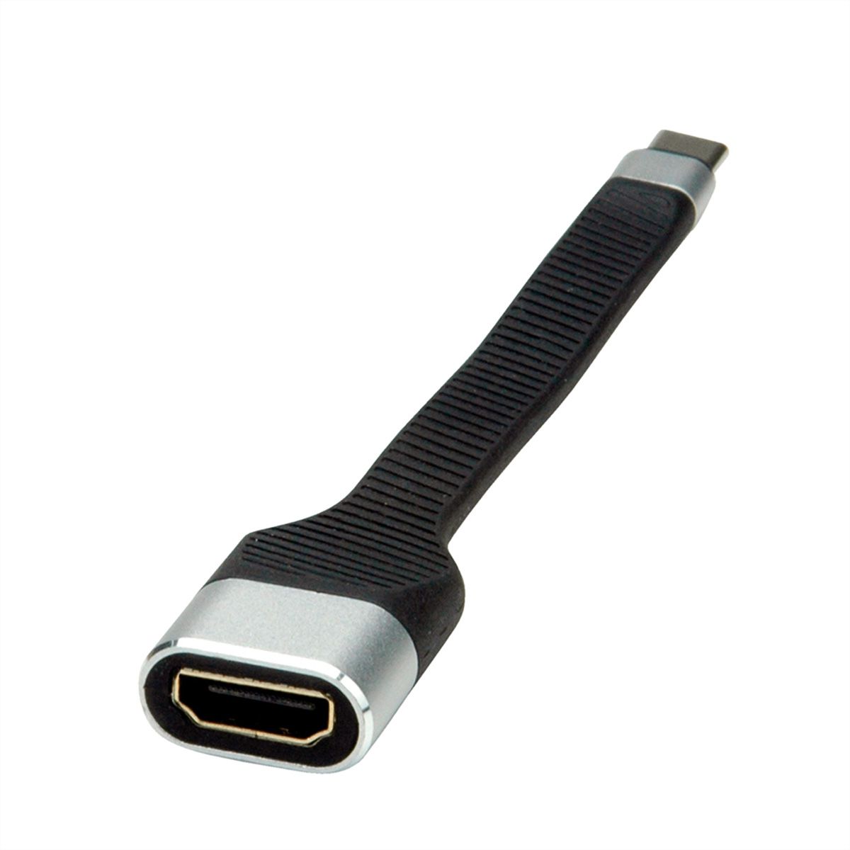 ROLINE Display Adapter USB Typ C - HDMI, ST/BU, 0,13 m