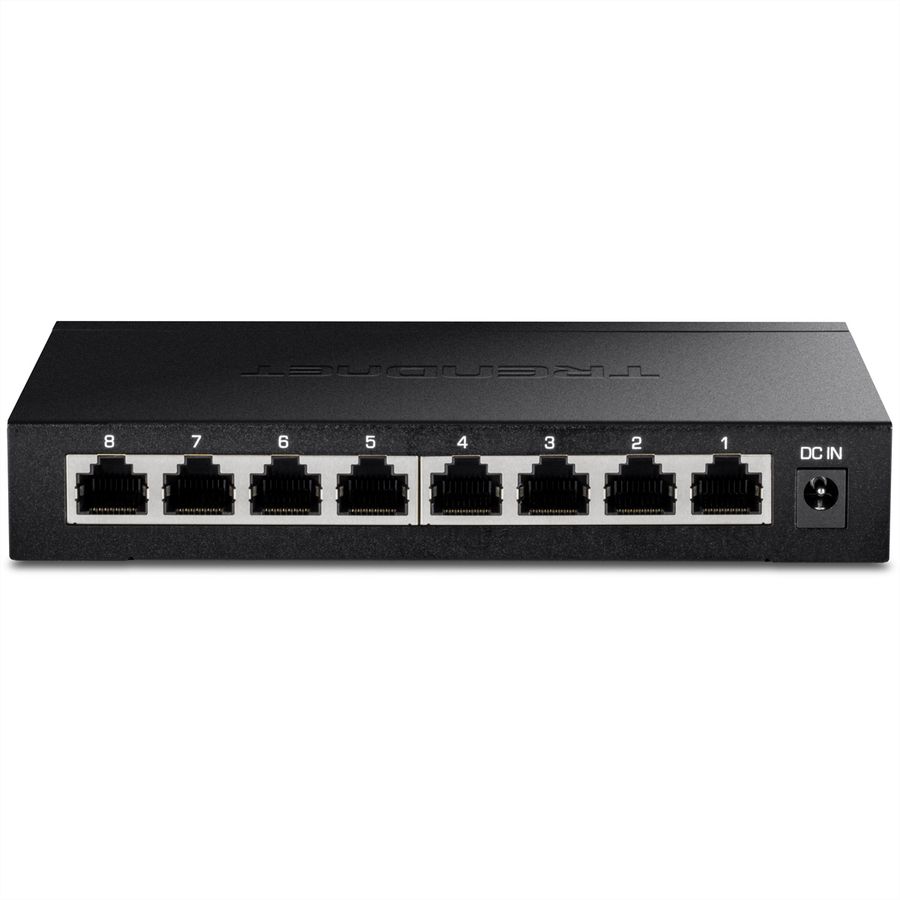TRENDnet TEG-S380 8-Port 2.5G Switch, Unmanaged, schwarz