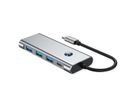 VALUE USB Typ C Docking Station, HDMI 4K60, 3x USB A + Typ C PD, 1x SD/MicroSD (TF)