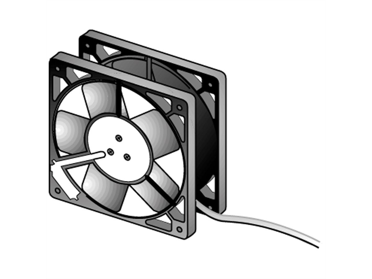 APRANET Lüfter 230 V für Wandgehäuse