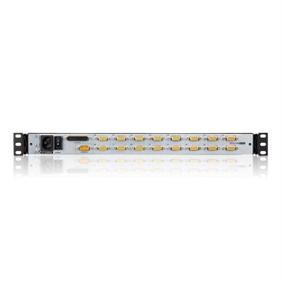 ATEN CL5816N 48cm-LCD KVM Switch USB-PS/2,VGA, 16 Port, CH-Layout