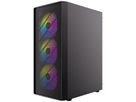 ANTEC AX26 RGB Elite PC Gehäuse Midi Tower Gaming ATX, schwarz