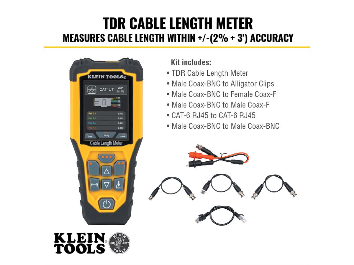 KLEIN TOOLS 501-915 TDR Kabellängenmessgerät