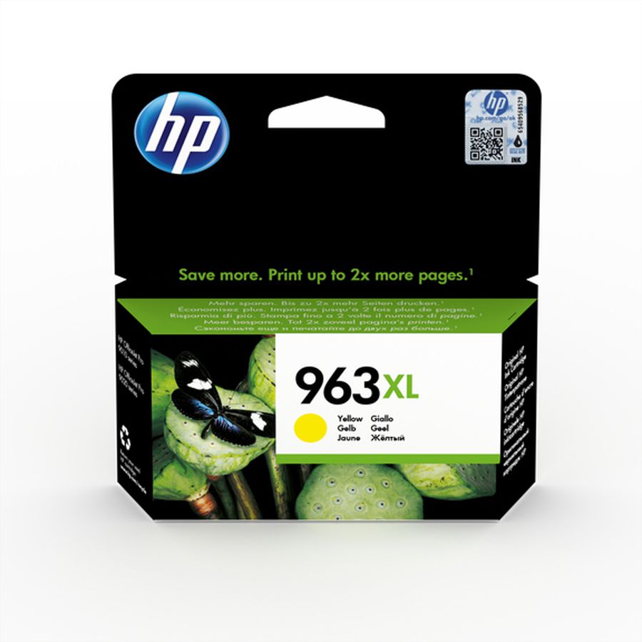3JA29AE, Nr. 963XL, Druckpatrone, yellow, ca. 1.600 Seiten für HP OfficeJet Pro 9010, 9012, 9013