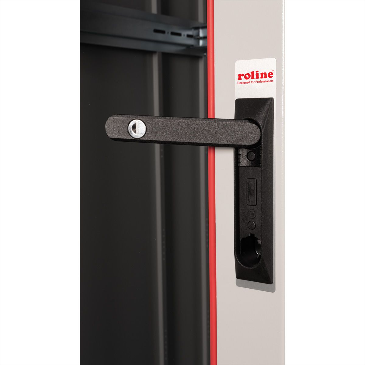 ROLINE 19-Zoll Netzwerkschrank Basic 42 HE, 800x1000 BxT Glastür grau