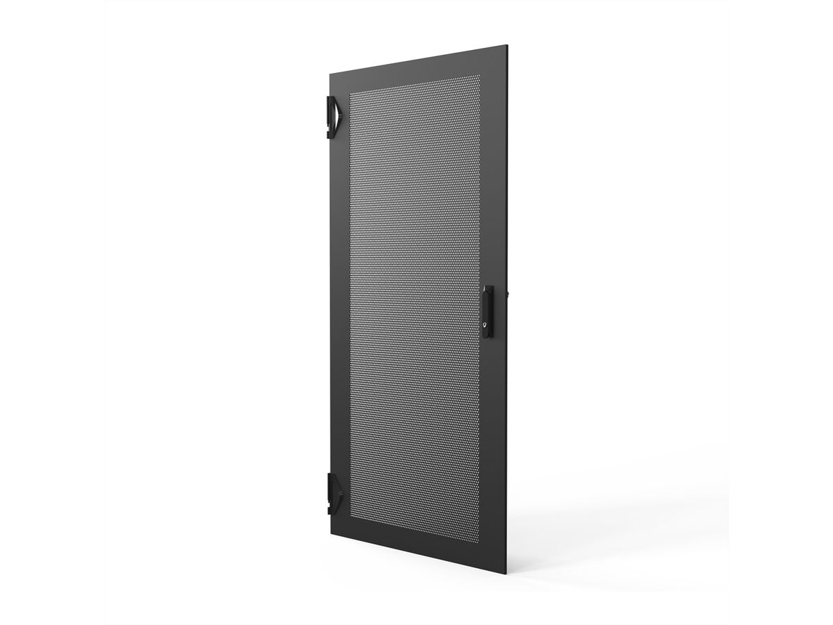 SCHROFF TUER 1400H 800B PERF.IP20 3PTS RAL7021