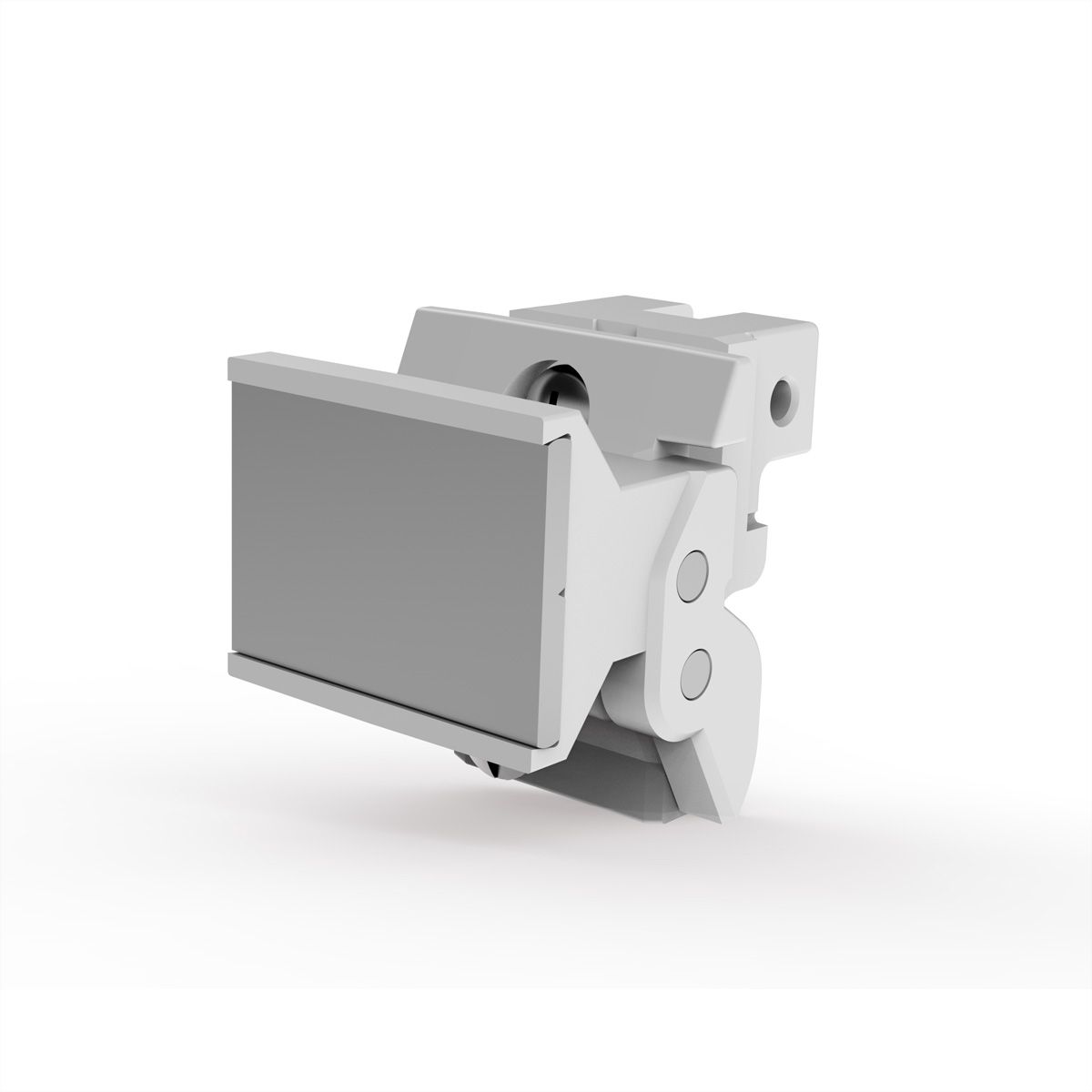SCHROFF Aushebegriff in Trapezform, Typ 2 - TRAPEZGRIFF OP RAL7035 10STK