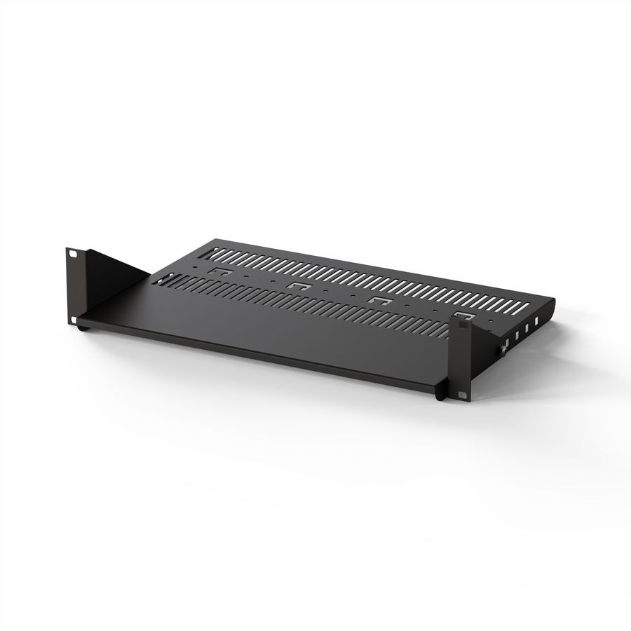 SCHROFF 19"-Geräteträger, Stellfläche 430 x 400mm, RAL7021