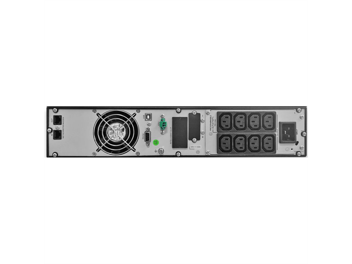 GUDE EPB 8810-1 USV 1000VA UPS Backup Tower/RM, schwarz
