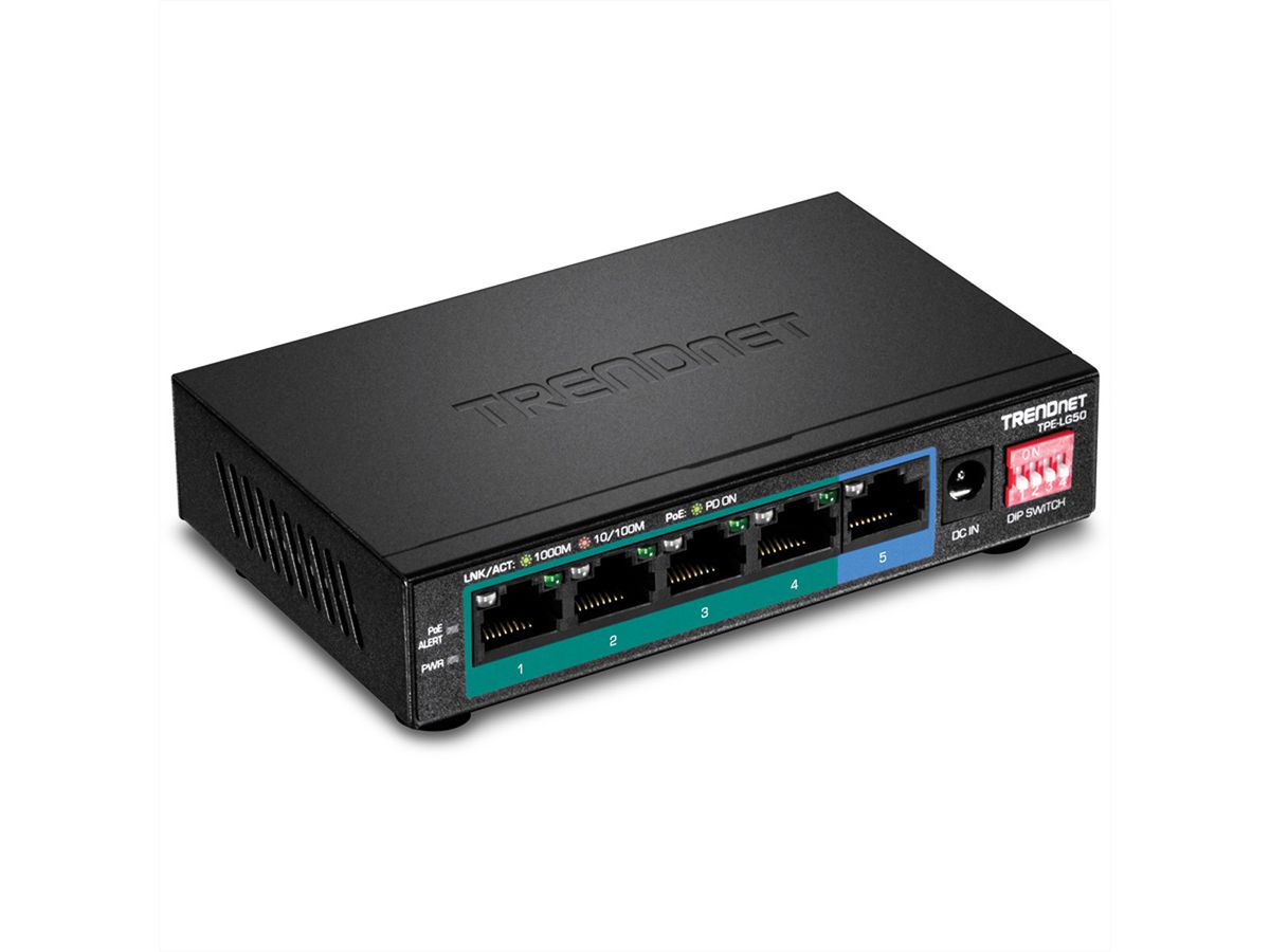 TRENDnet TPE-LG50 PoE+ Switch