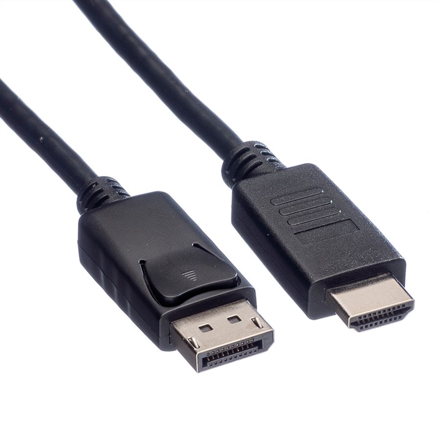 ROLINE DisplayPort Kabel DP - HDTV, ST/ST, schwarz, 2 m