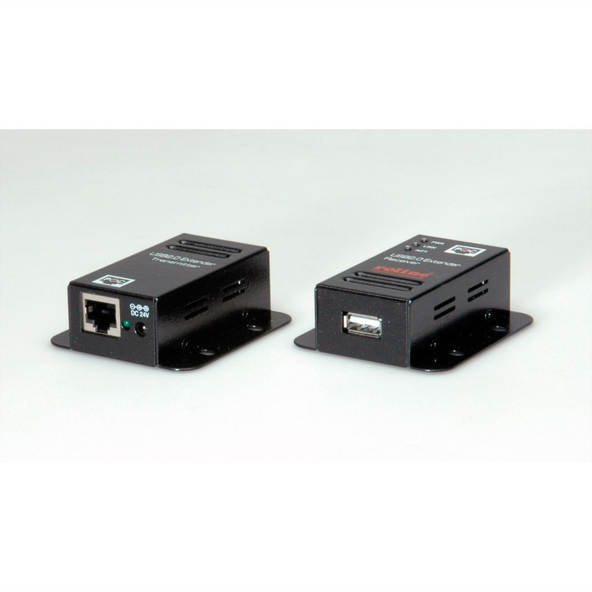 ROLINE USB 2.0 Verlängerung über RJ45, 1x USB, max. 50m