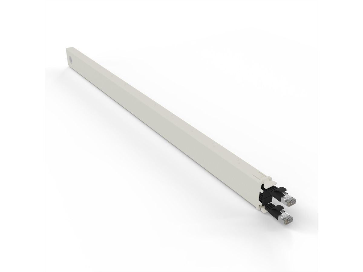 patchbox.one Kassette 30RU STP schwarz Cat.6a 1,8m