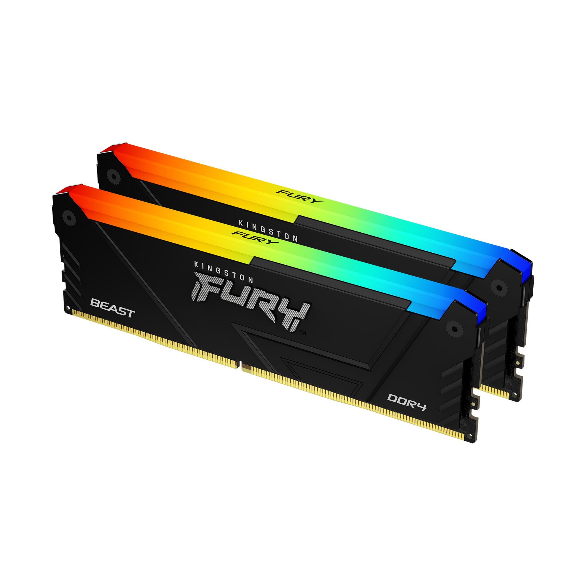 Kingston Technology FURY 32GB 3200MT/s DDR4 CL16 DIMM (2er-Kit) Beast RGB