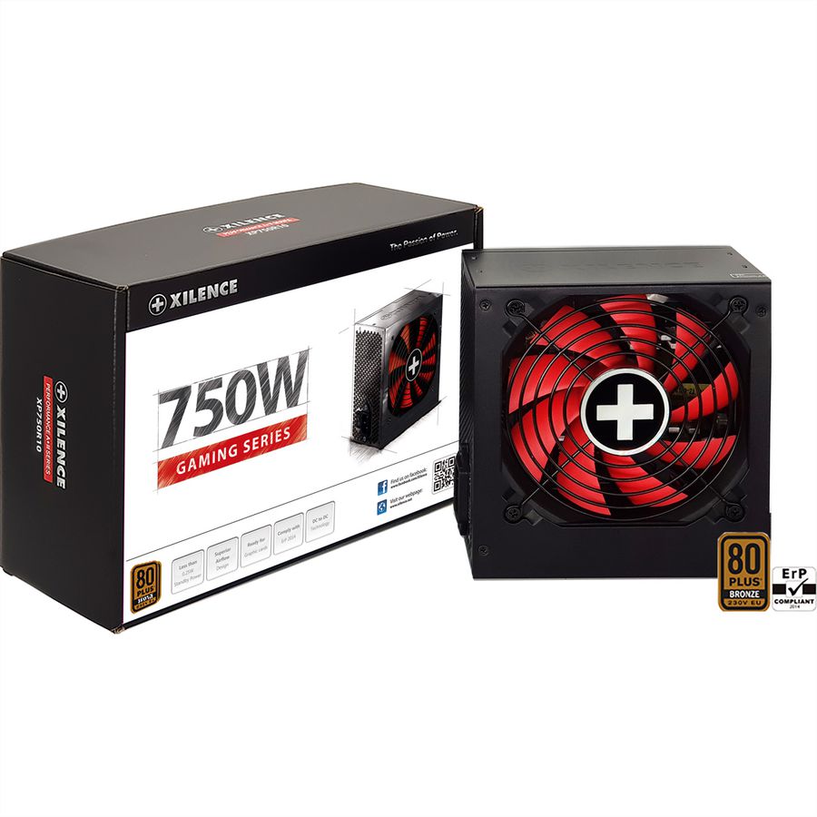 Xilence XP750R10 750W PC Netzteil, 80+ Bronze, Gaming, ATX