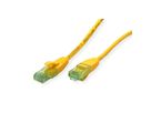 ROLINE RM Patchkabel Kat.6A UTP, gelb, 2 m
