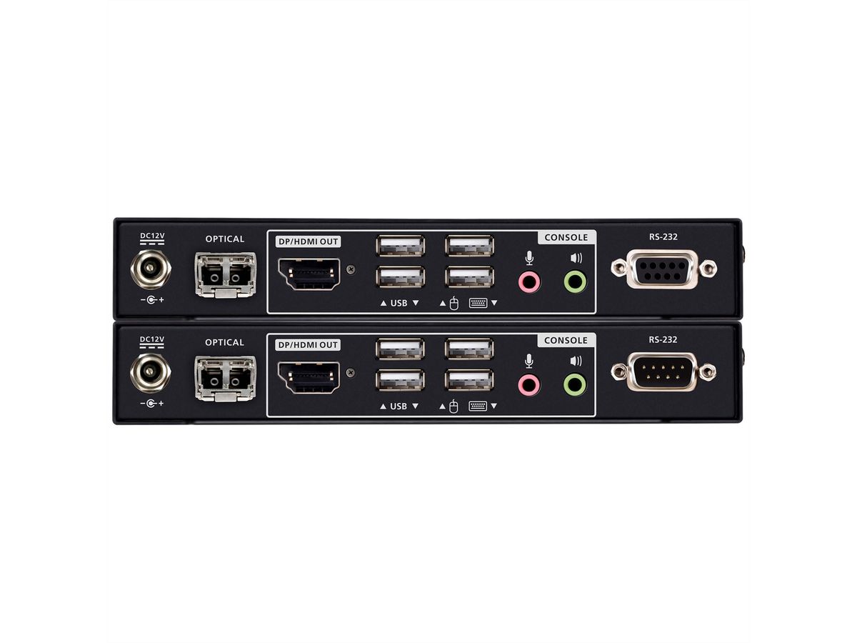 ATEN CE980 USB True 4K DisplayPort/HDMI Optical KVM Extender