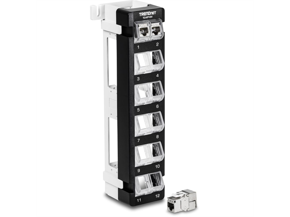 TRENDnet TC-KP12V Keystone Patchfeld 12-Port Blank