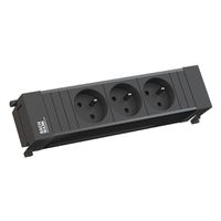 BACHMANN POWER FRAME 3xUTE kurz Kunststoffprofil schwarz