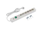 BACHMANN 19" PDU PVC 6xCEE7/3 Schalter