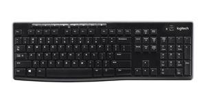 Logitech K270 Tastatur RF Wireless QWERTY Englisch Schwarz