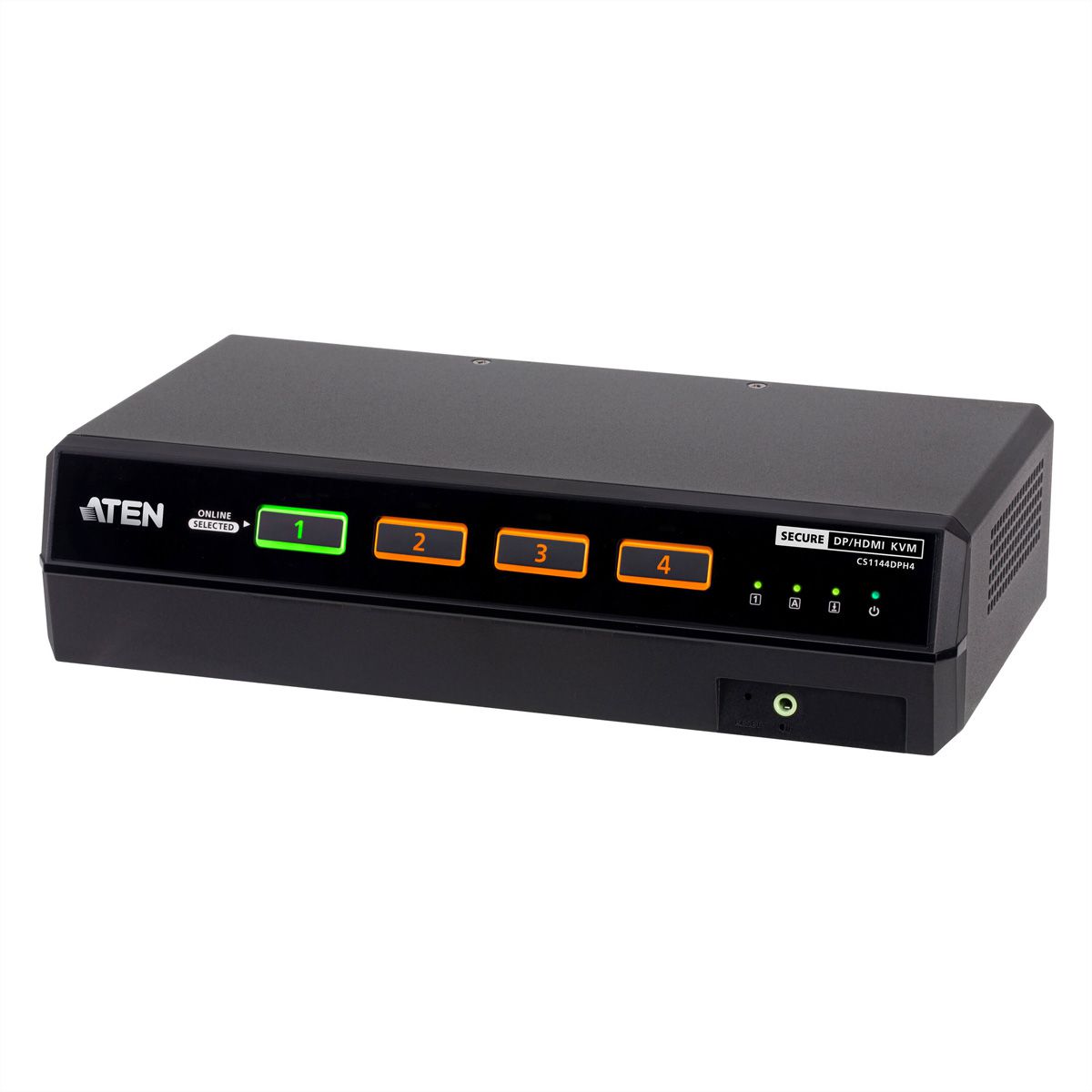ATEN CS1144DPH4 4-Port USB 5K DP/HDMI, Dual Bildschirm Universal Secure KVM Switch