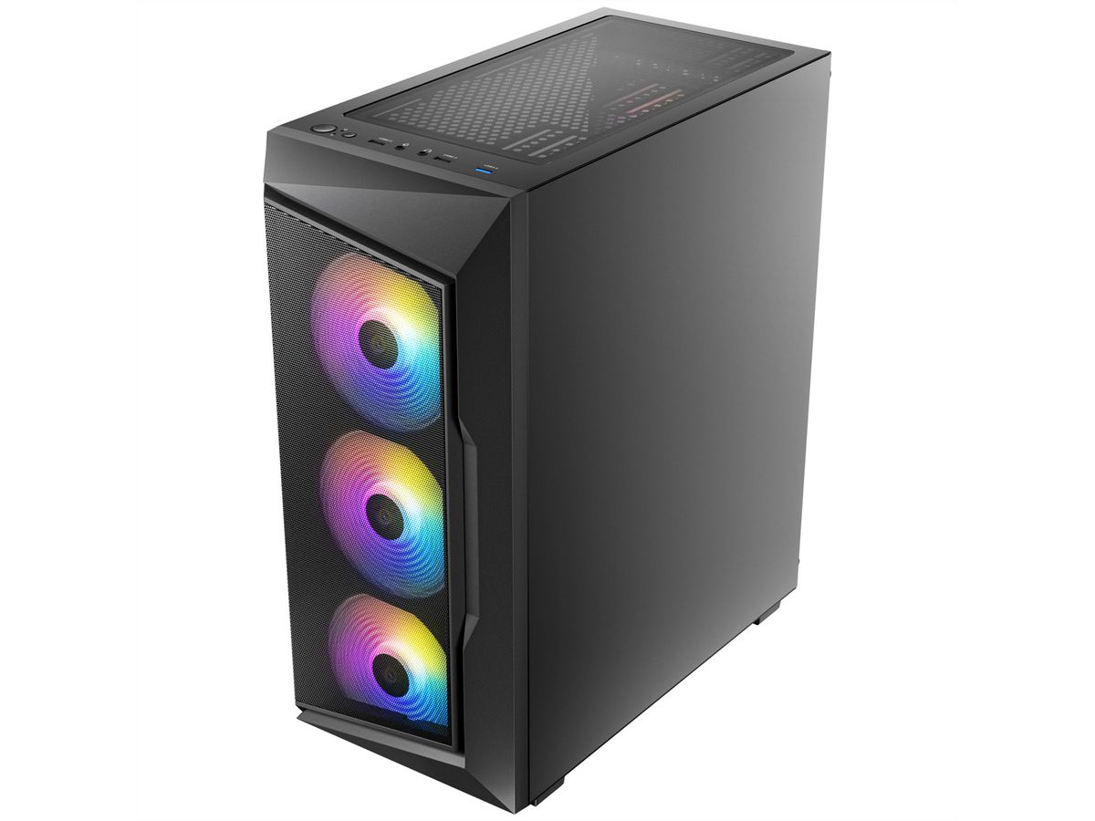 ANTEC AX61 Elite PC Gehäuse Midi Tower Gaming ATX, schwarz
