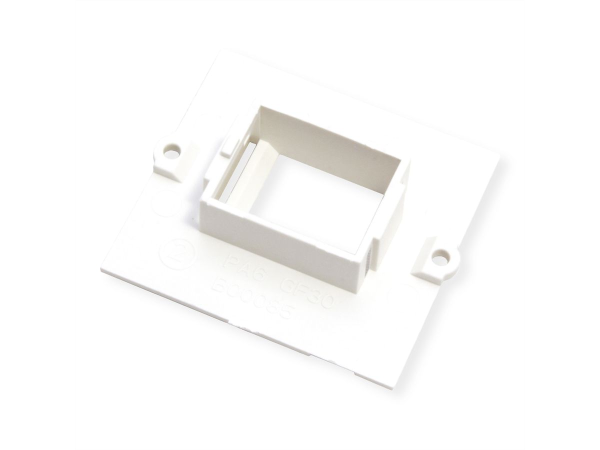 BACHMANN Custom Modul Rahmen 1x Keystone, weiß