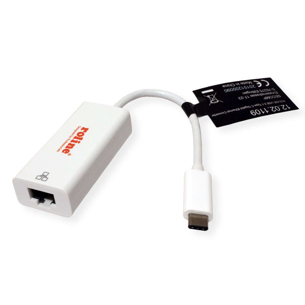 ROLINE USB 3.2 Gen 2 zu Gigabit Ethernet Konverter