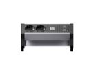 BACHMANN DESK2 ALU BLACK 2xSchutzkt.USB, USB Charger 22W A&C 0,2m GST18