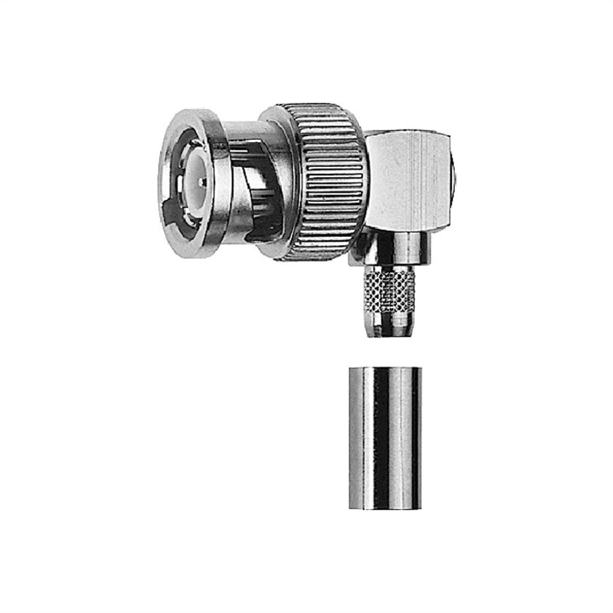 TELEGÄRTNER BNC-Winkelstecker 50 Ohm, für RG-58C/U