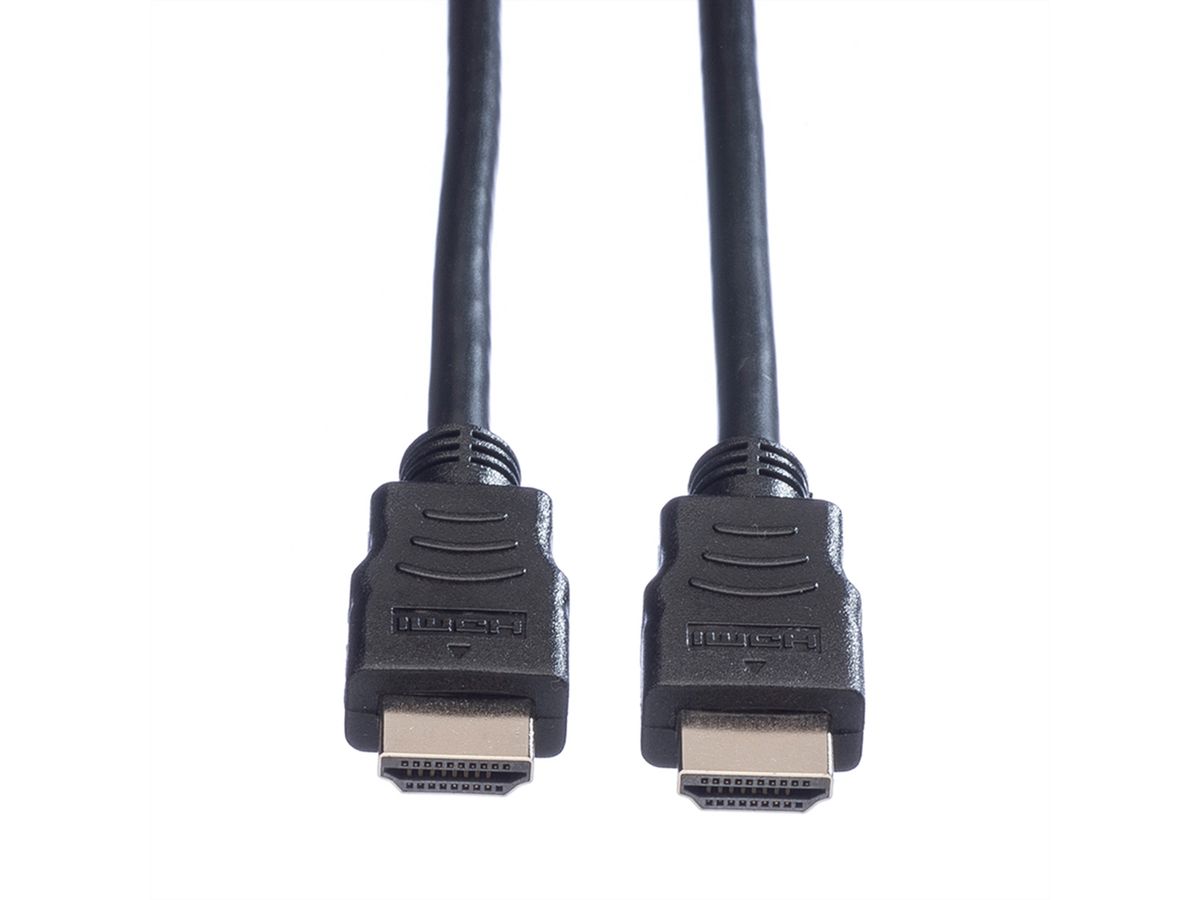 VALUE HDMI High Speed Kabel mit Ethernet, schwarz, 7,5 m