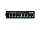 TRENDnet TI-PE80 Industrial Fast Ethernet PoE+ DIN-Rail Switch 8-Port