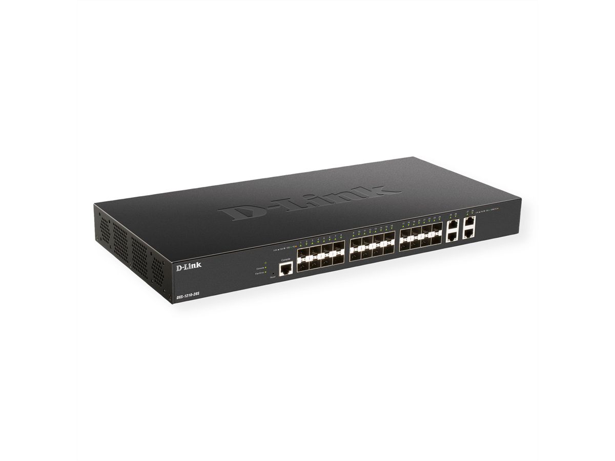 D-Link DXS-1210-28S Smart Managed Switch 24x 10G SFP+  + 4 x 10G Base-T Ports