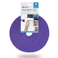 VELCRO® One Wrap® Band 30 mm breit, violett, 25 m
