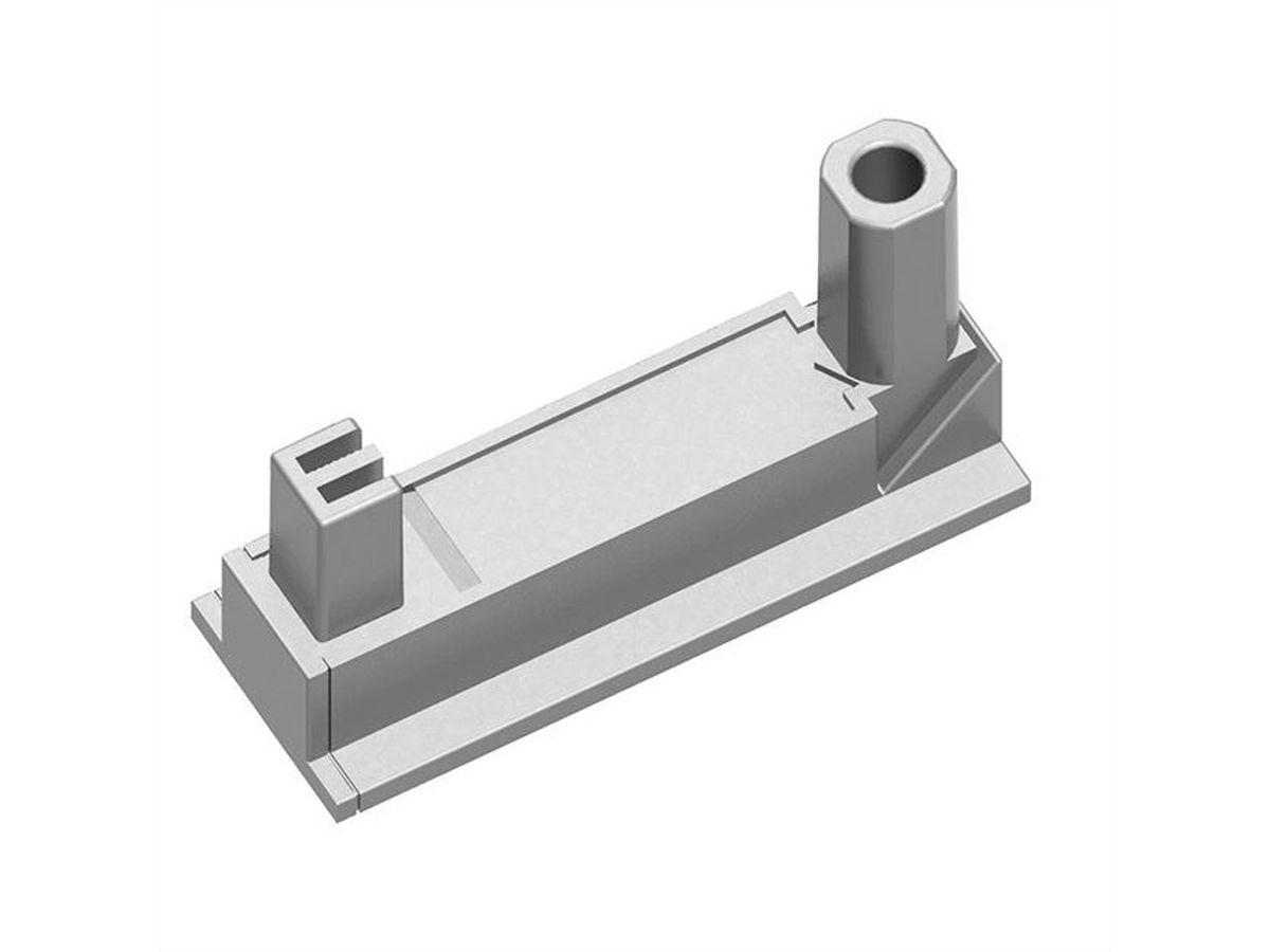 BACHMANN Desk2 Klebesockel-Set, weiß