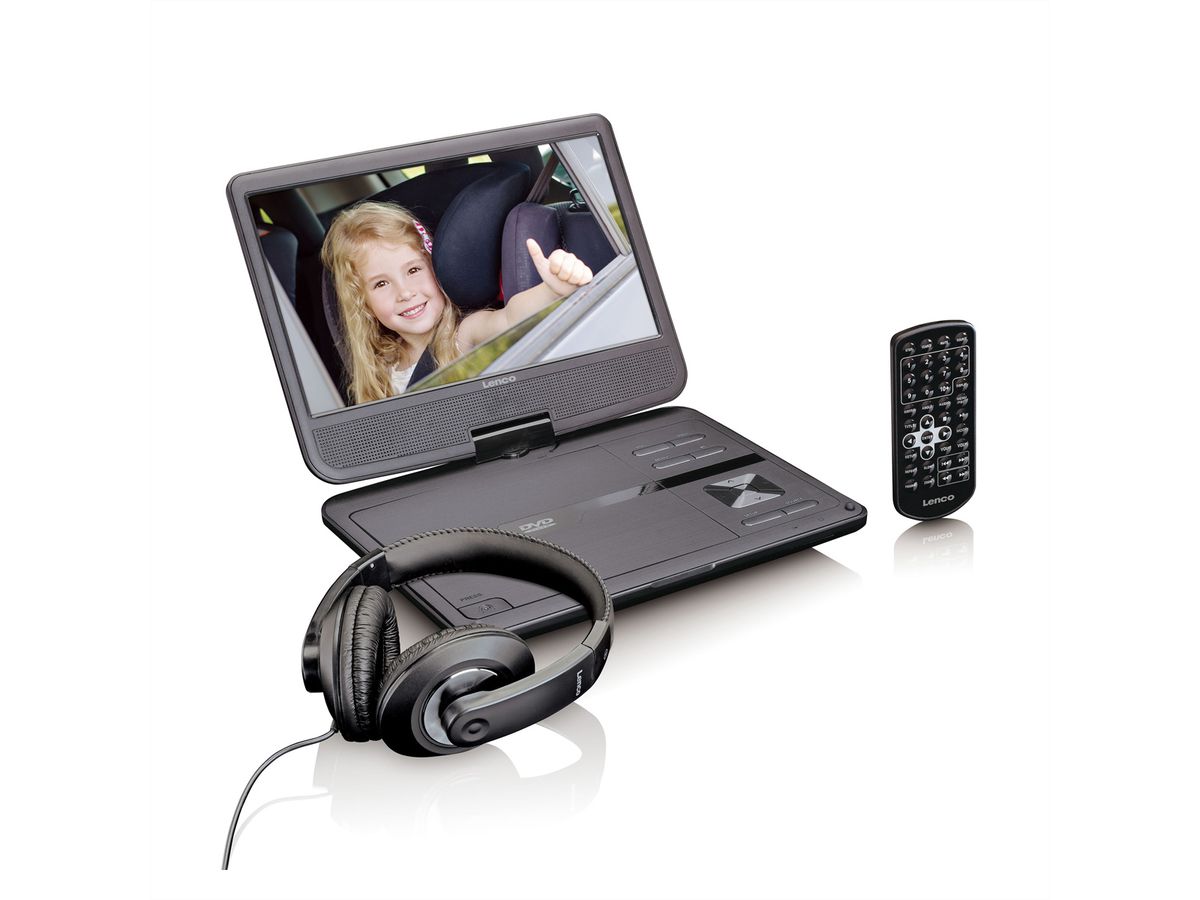 LENCO DVP-1010, portabler DVD-Player, 10"