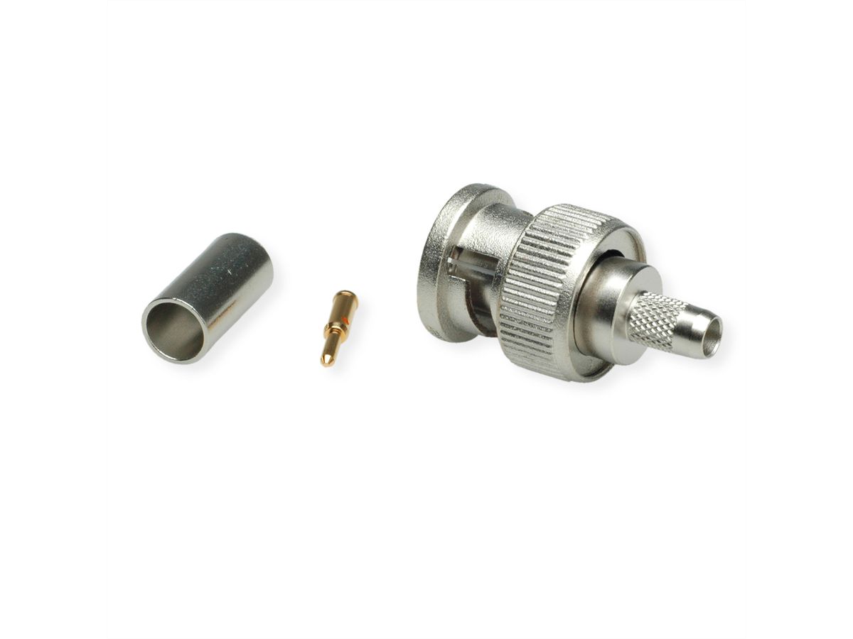 TELEGÄRTNER BNC-Crimpstecker 50 Ohm, für RG-58C/U, Standard