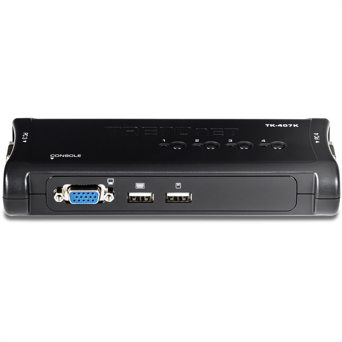 TRENDnet TK-407K KVM Switch 4-Port USB Kit