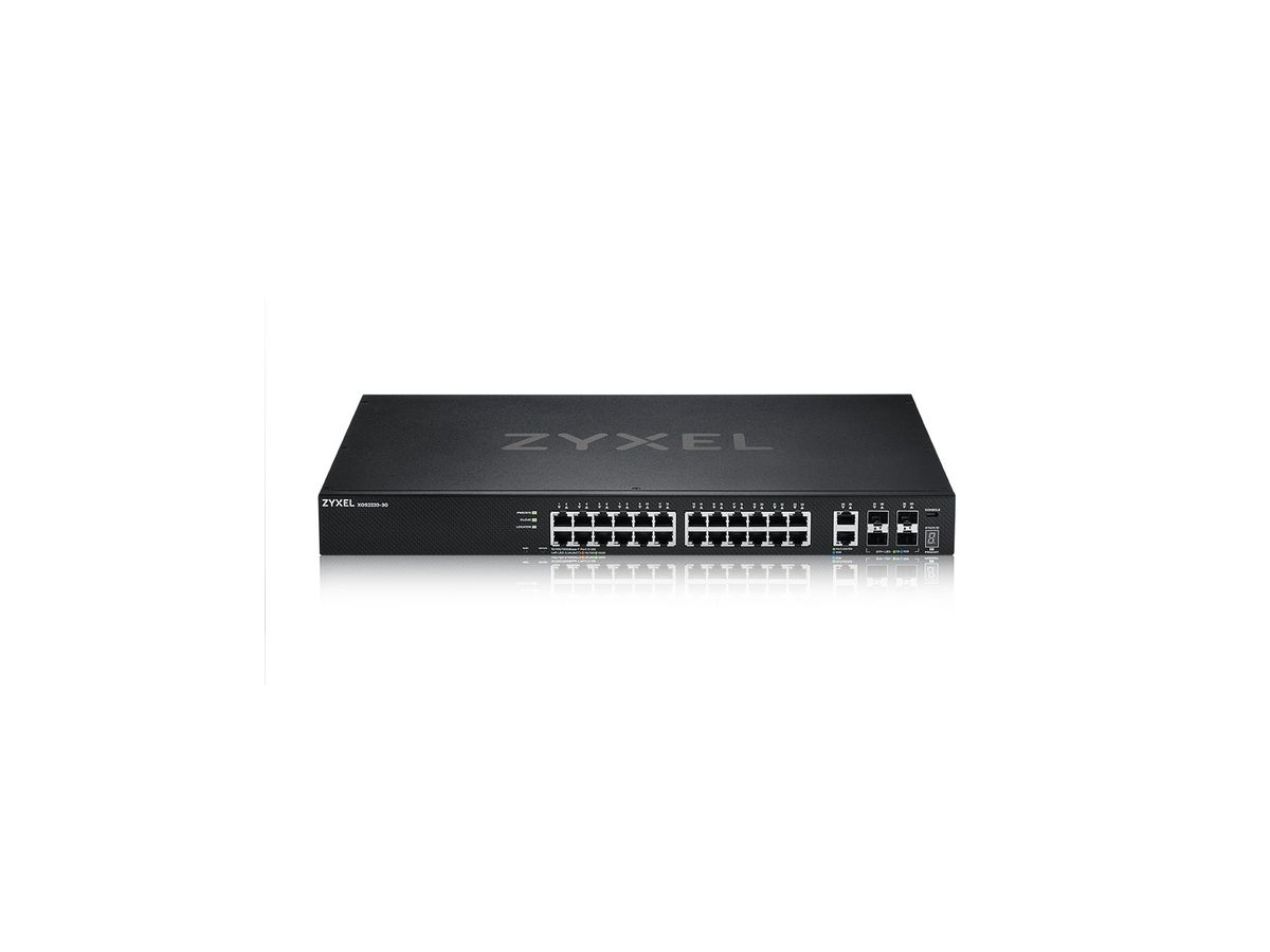 Zyxel XGS2220-30 Managed L3 Gigabit Ethernet (10/100/1000) Schwarz